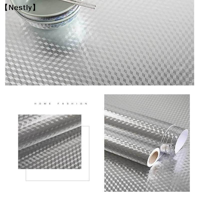 Aluminum Foil Heavy Duty - Kitchen Wallpaper Self Adhesive Aluminum Foil