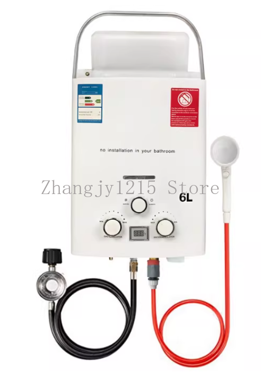 Camping Cooking Tent - Propane LPG Gas Tankless Water Heater