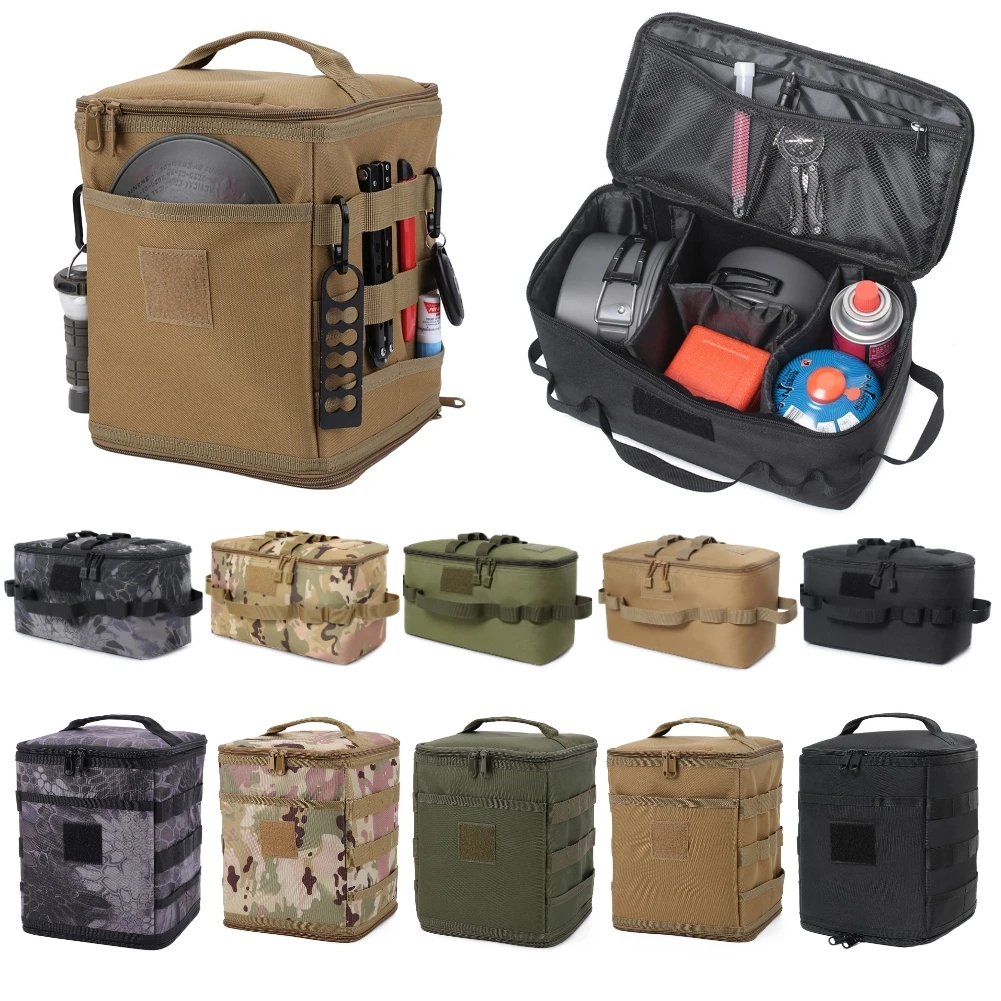Camping Cooking With Gas - Tactical Pouch Camping Storage Bag Cooking