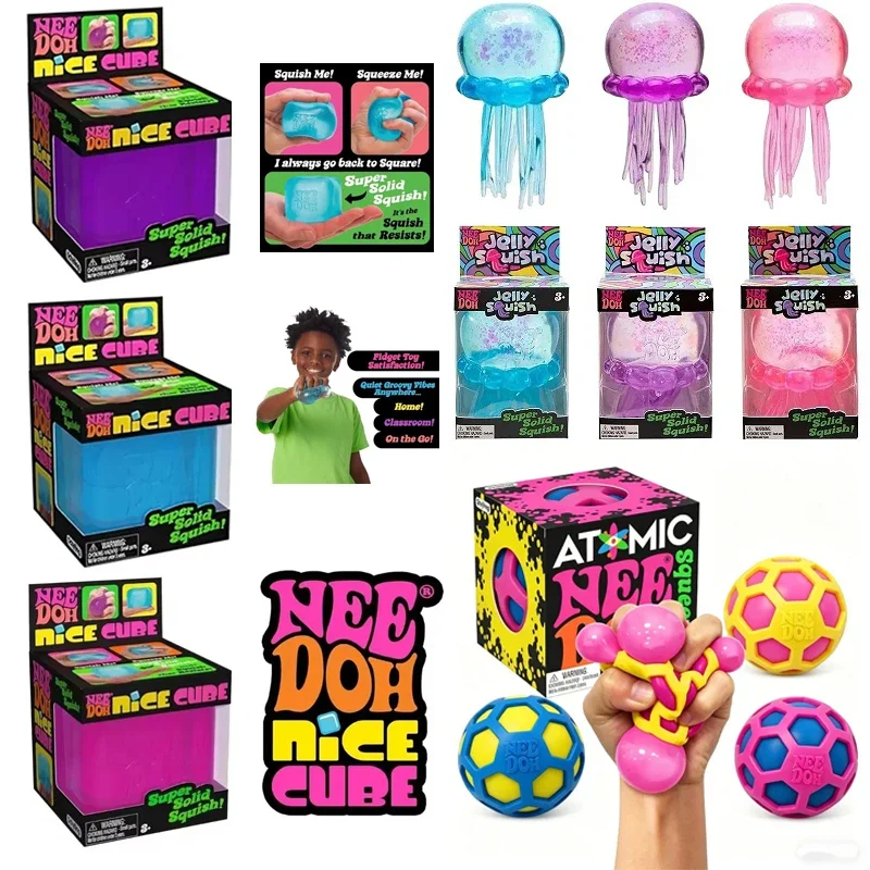Fire Starter Cube - Squishy Schylling /Needoh Nice Cube Sensory
