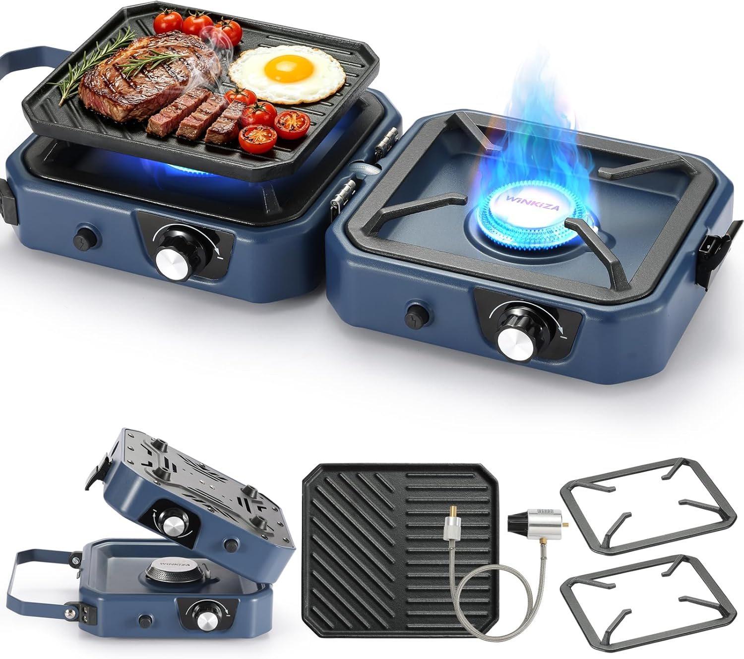 Camping Cooking Propane - Portable 2 Burner Propane Camping Stove