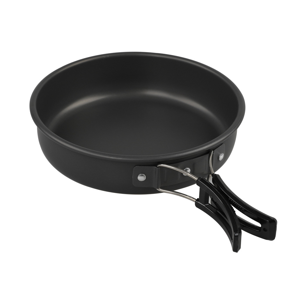 Camping Cooking Set 2 Person - Camping Alloy Cooking Pan 18cm 20cm