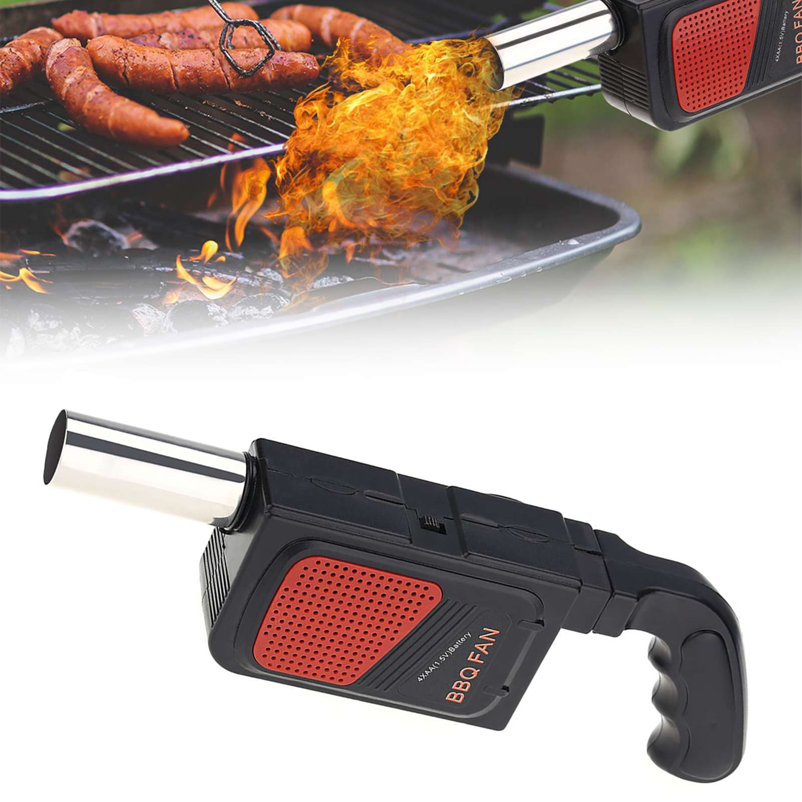 Camping Cooking Equipment - Handheld Electric BBQ Fan Air Blower