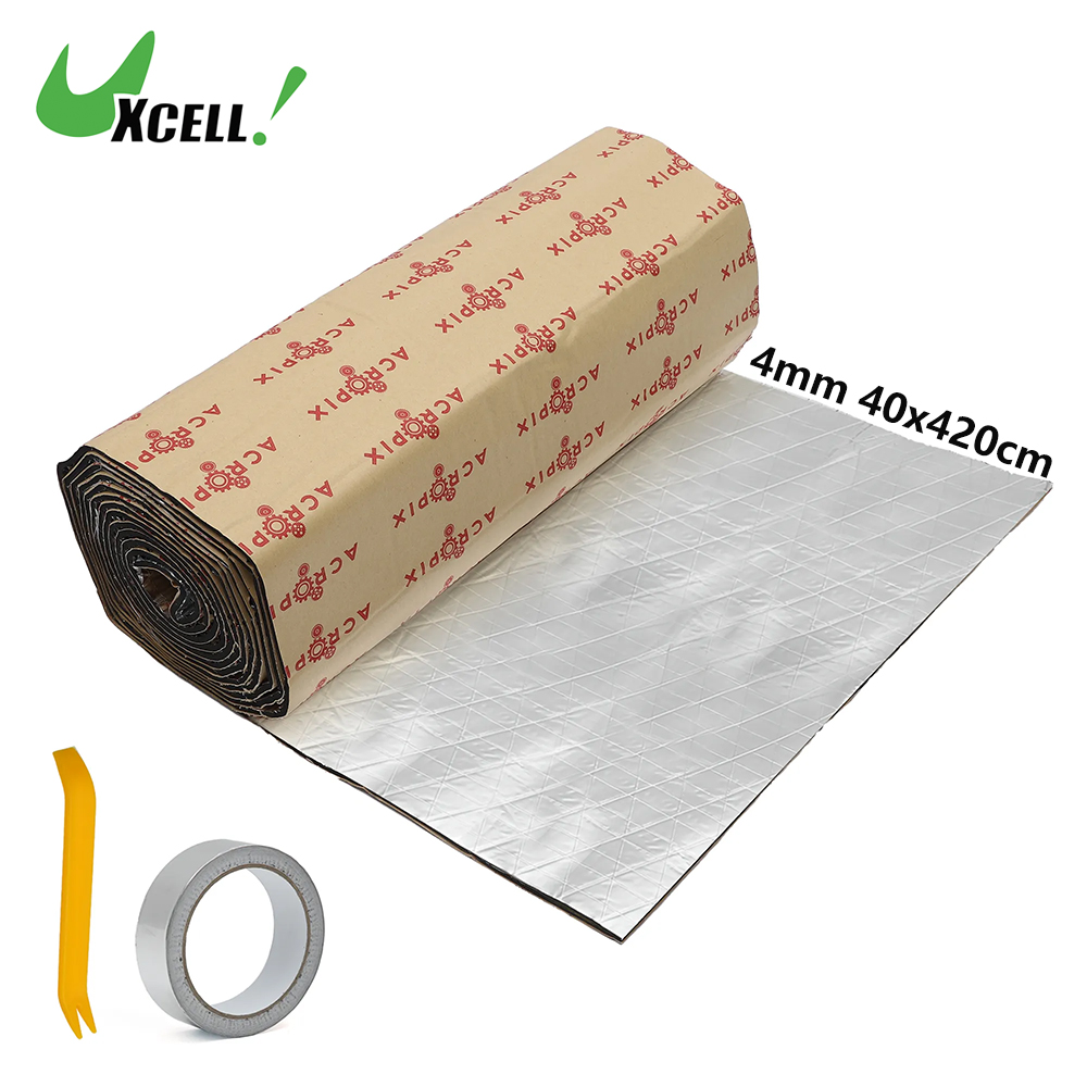 Aluminum Foil Heavy Duty - UXCELL 4mm 18sqft 40x420cm Sound Deadening