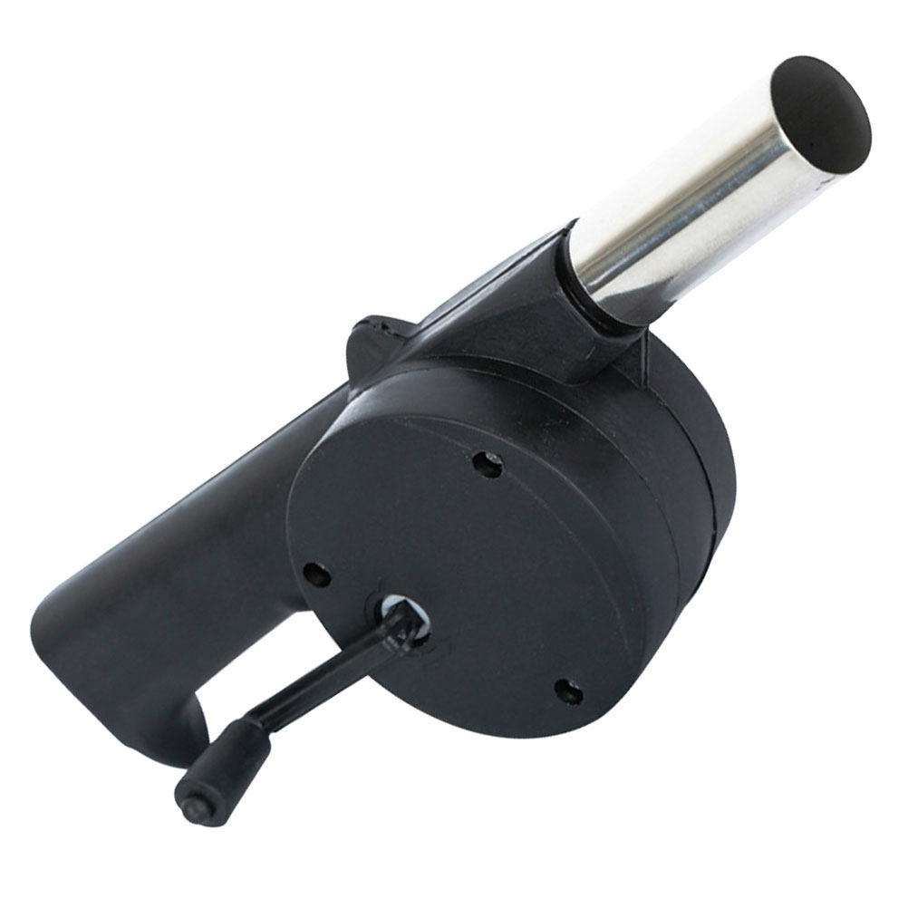 Camping Cooking Equipment - Hand Crank Black Manual Bbq Fan