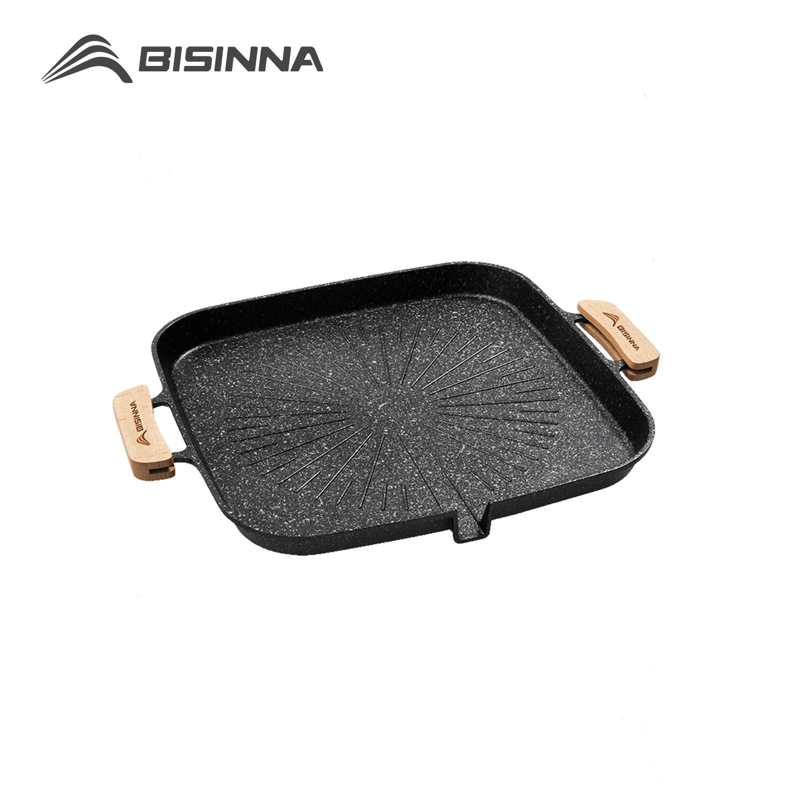 Camping Cooking Equipment - BISINNA Square BBQ Grill Pan Non