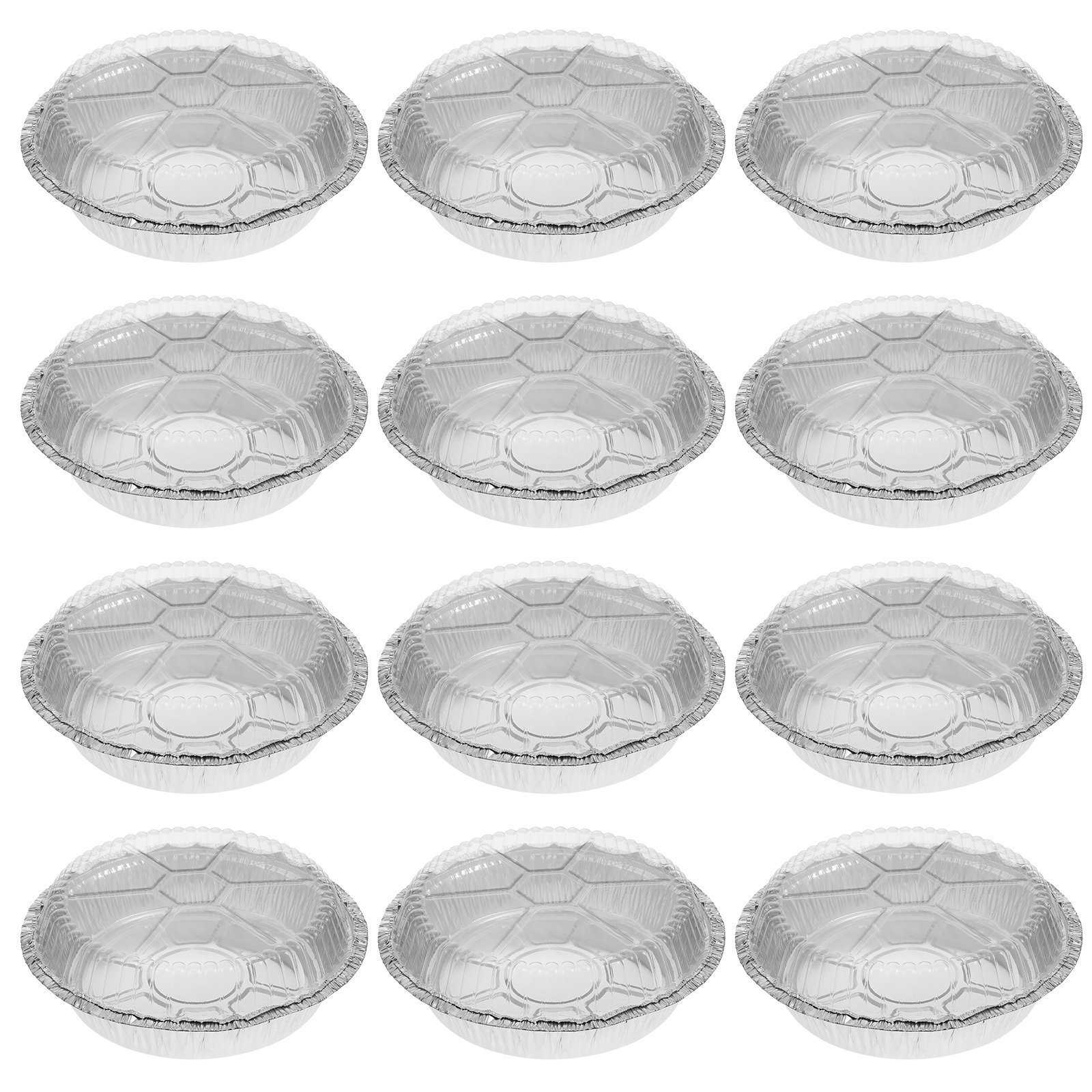 Aluminum Foil Heavy Duty - 50Sets Round Aluminum Foil Pans with