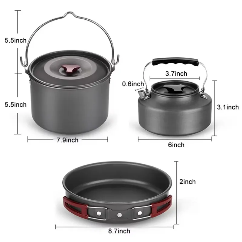 High Quality Outdoor Lightweig - Quality Camping Cooking Set avis et prix