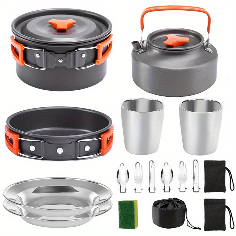 17pcs Camping Cookware Set, Po - Camping Cooking Propane avis et prix