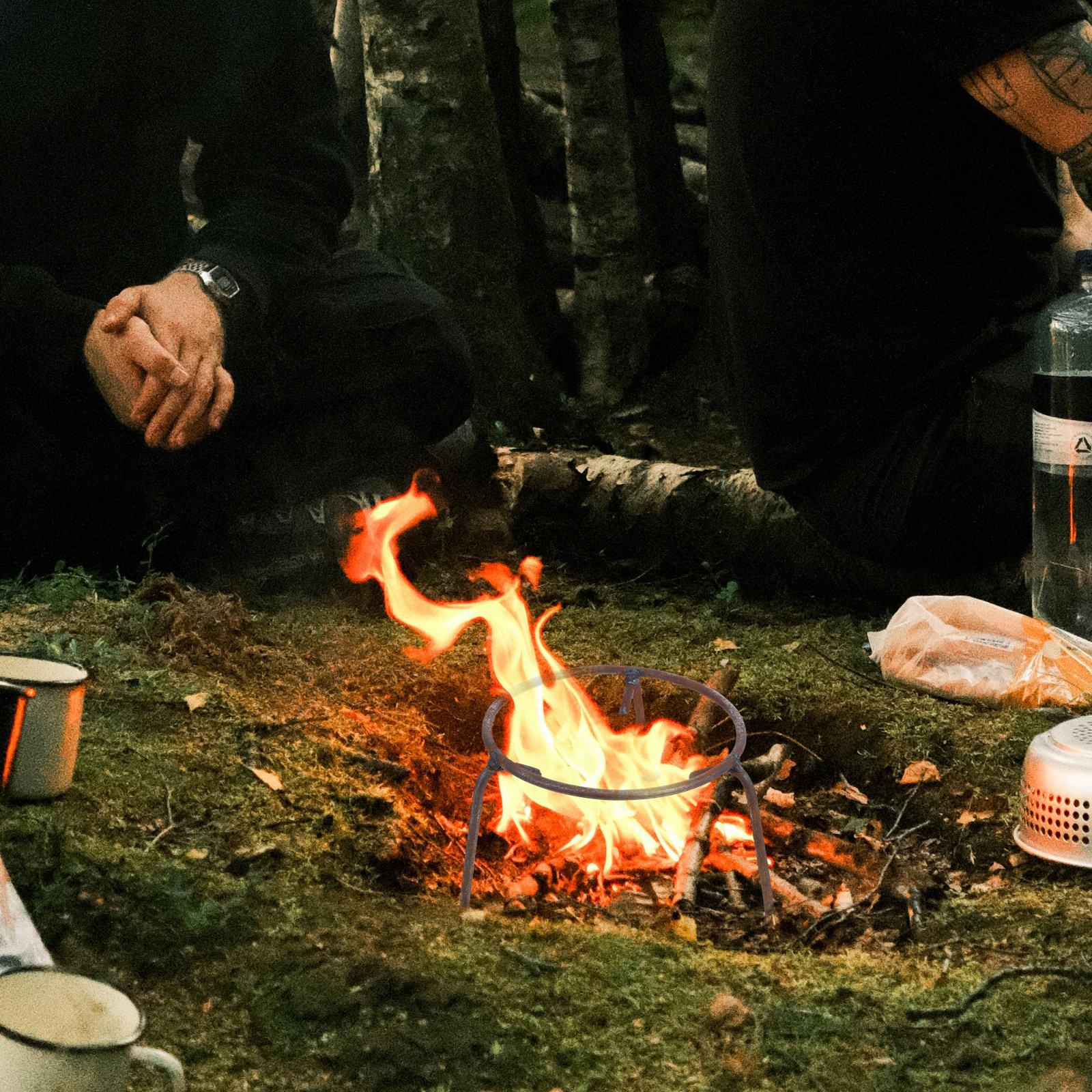 High Strength Rebar Tripod Pot - Camping Cooking Pot Tripod avis et prix
