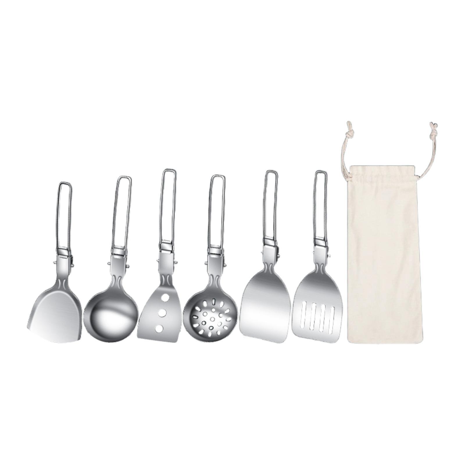 7Pcs Camp Cooking Utensil Set  - Camping Cooking Essentials Kit avis et prix
