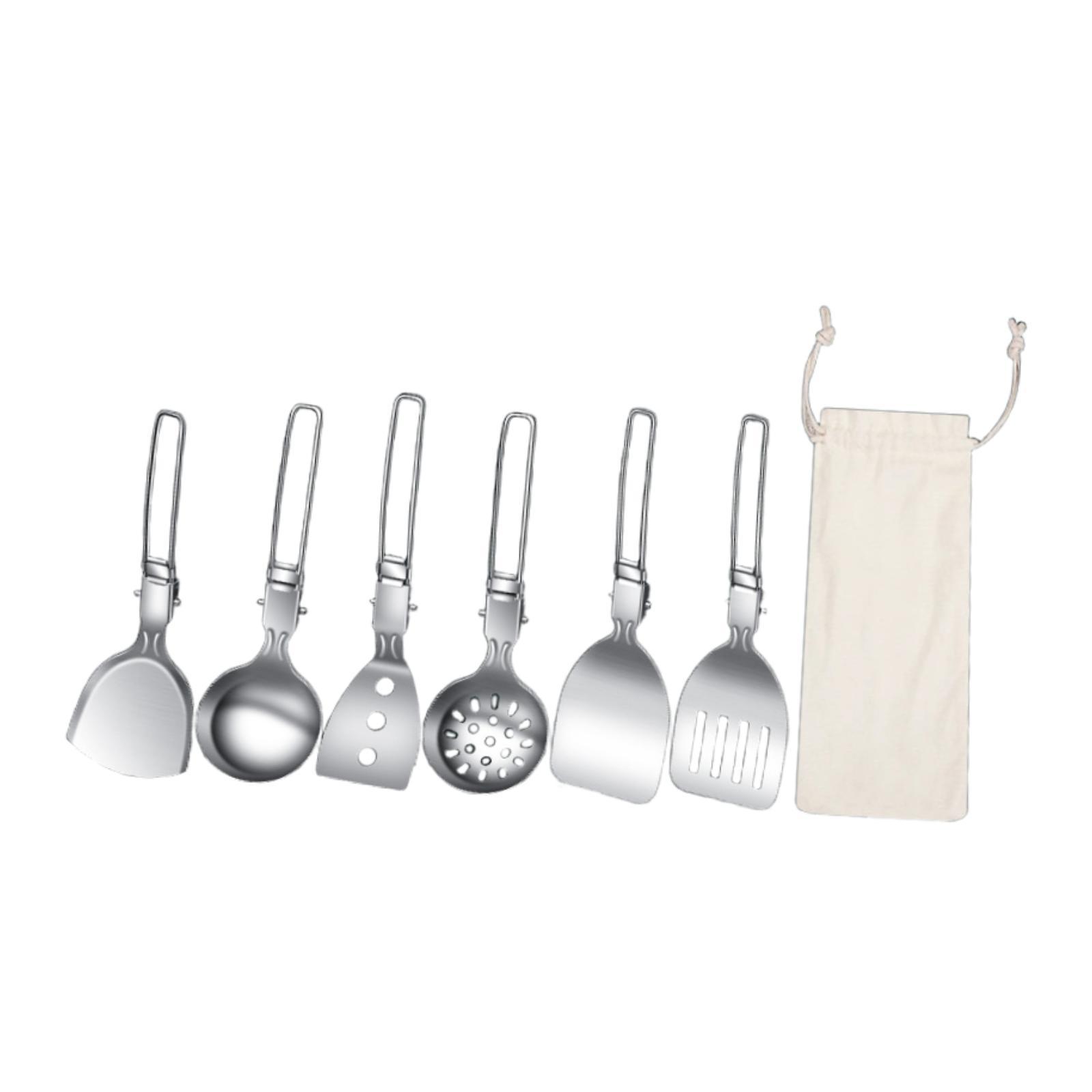 7Pcs Camp Cooking Utensil Set  - Camping Cooking Essentials Kit avis et prix