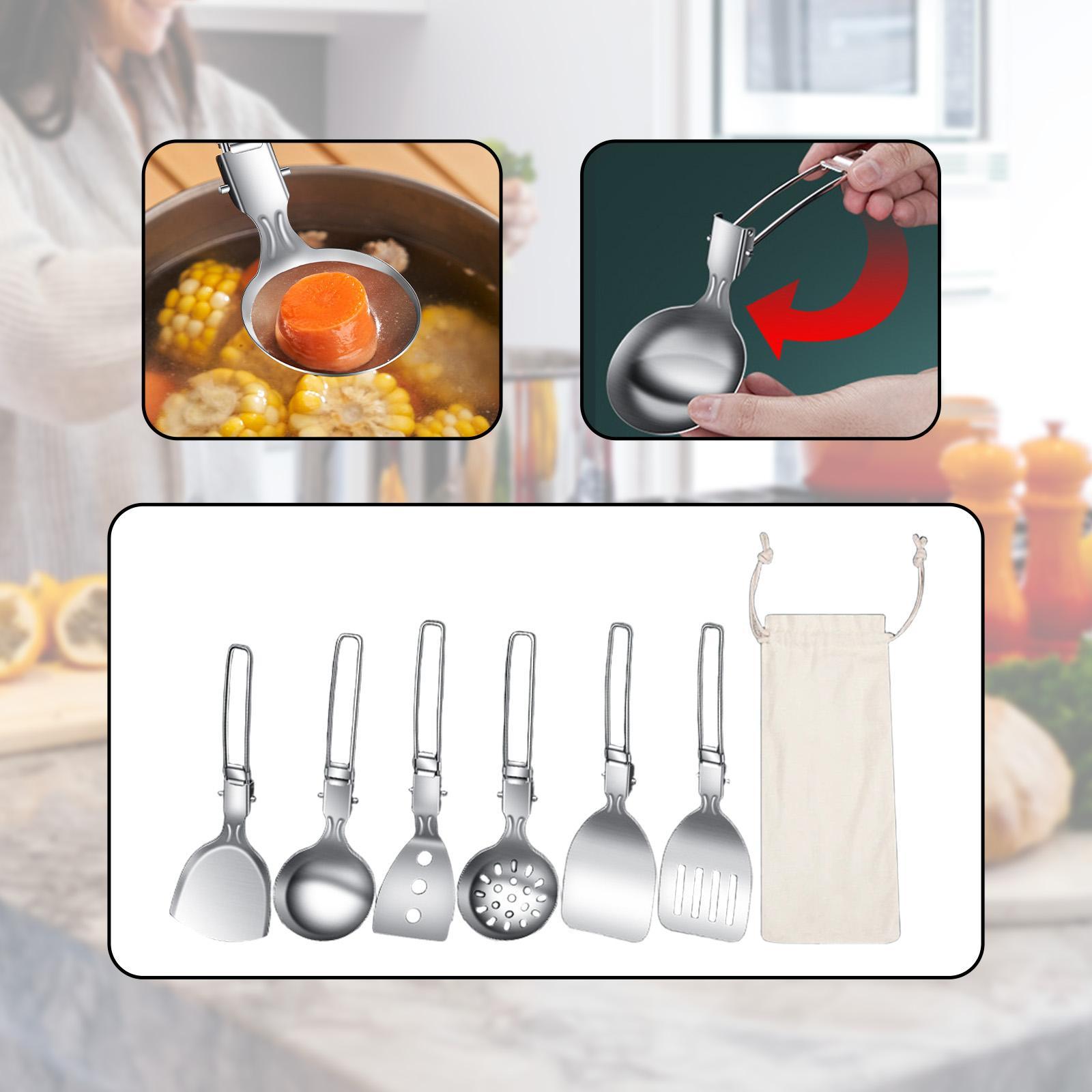 7Pcs Camp Cooking Utensil Set  - Camping Cooking Essentials Kit avis et prix