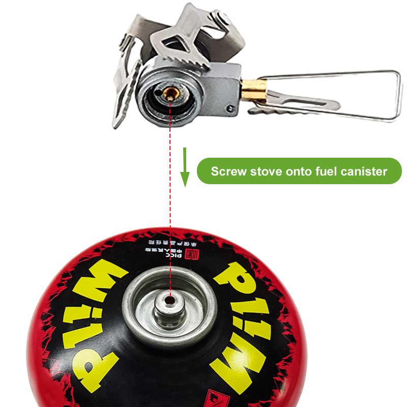 BRS Outdoor Gas Stove Mini Cam - Cooking On Camping Stove avis et prix