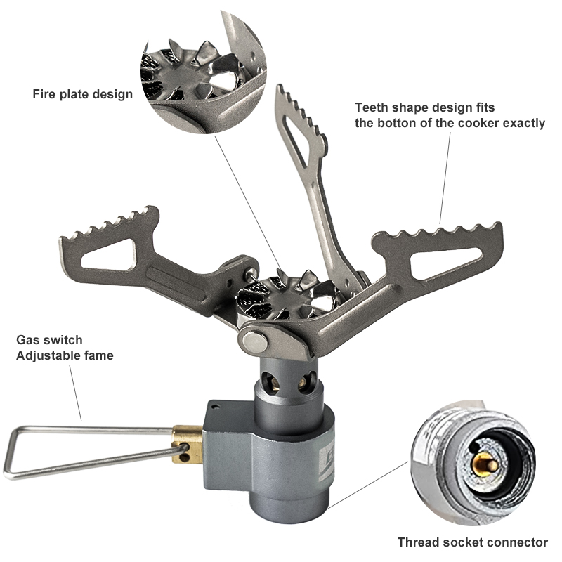 BRS Outdoor Gas Stove Mini Cam - Cooking On Camping Stove avis et prix