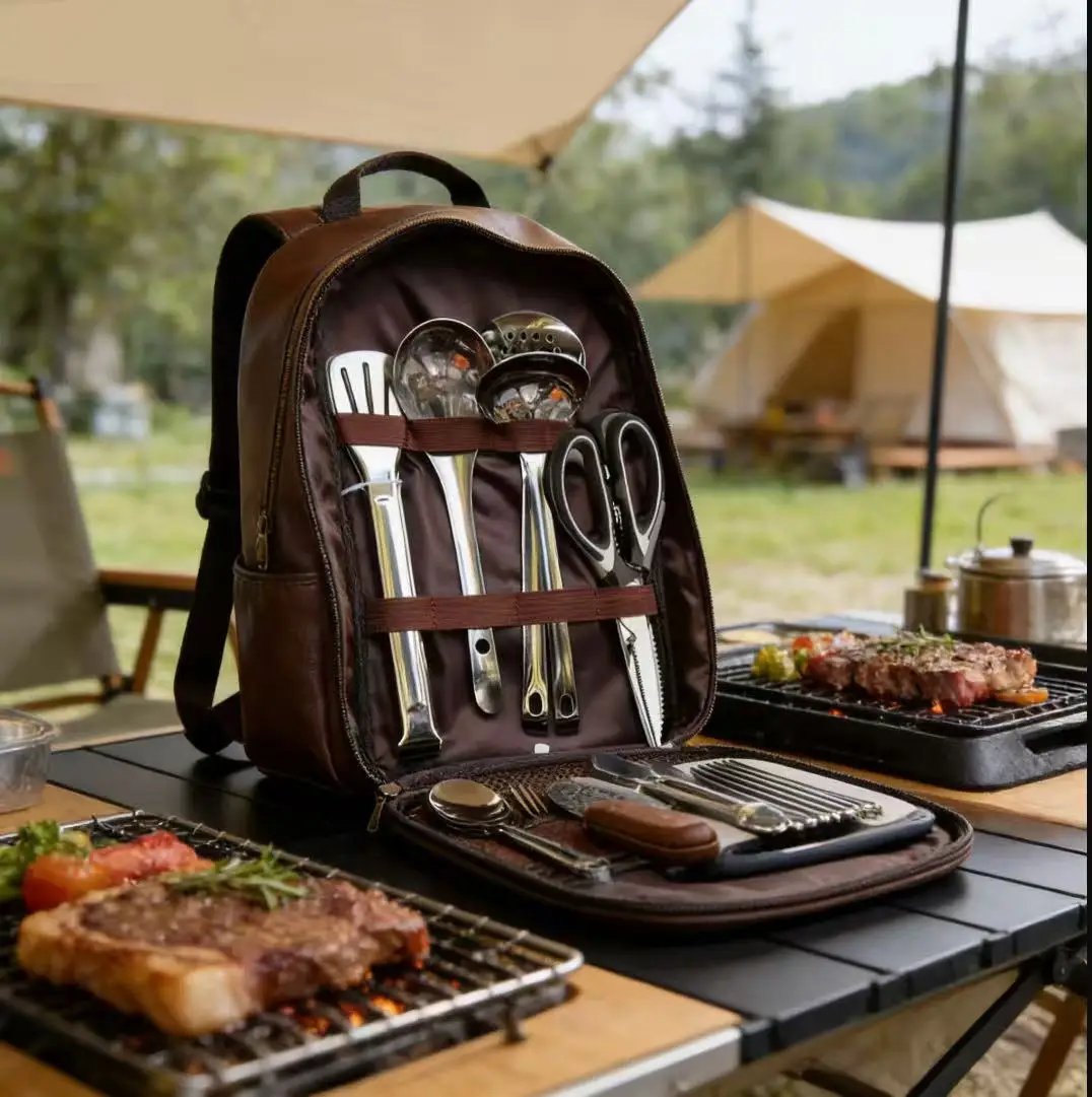Compact All-in-One Portable Ca - Camping Cooking Essentials Kit avis et prix