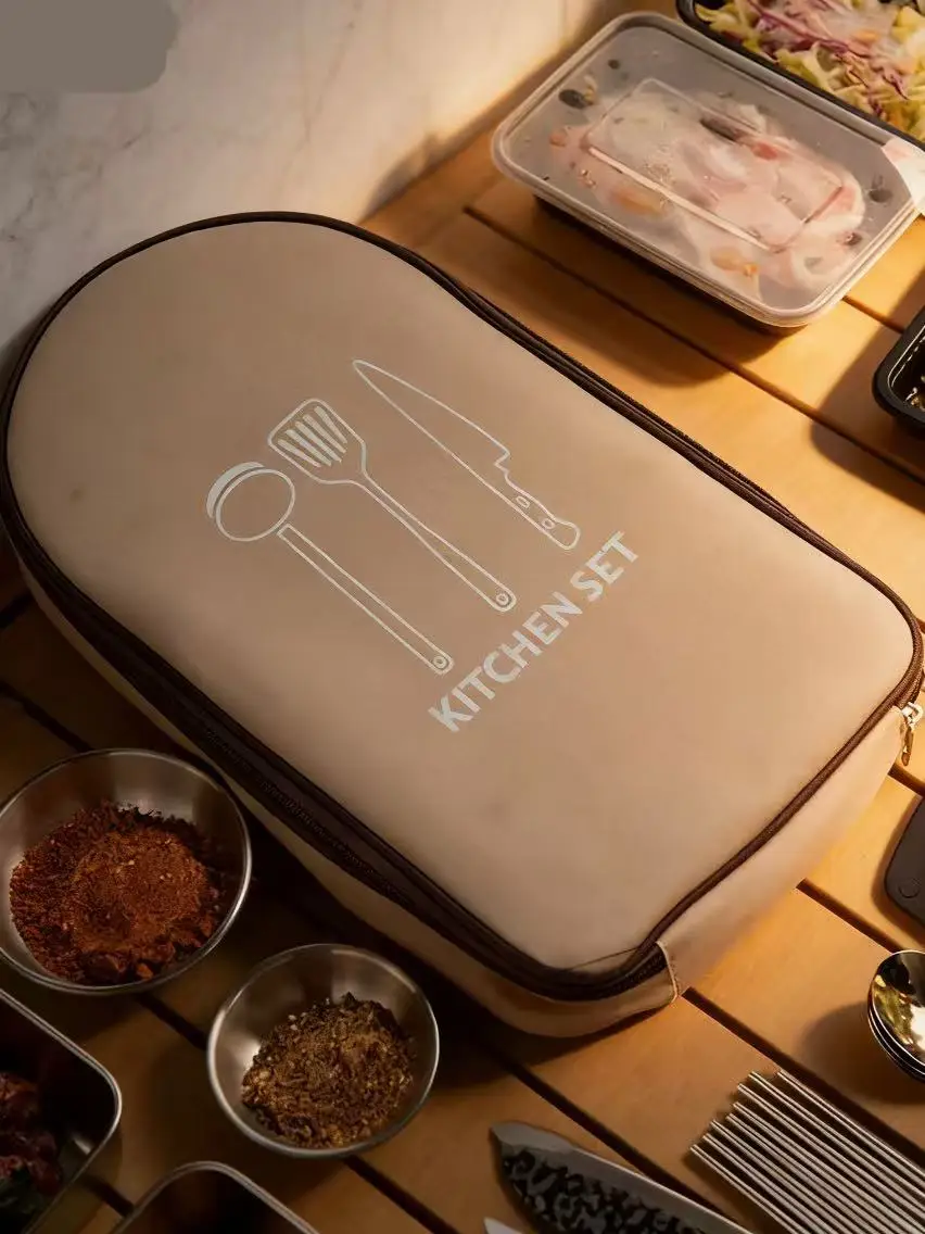 Compact All-in-One Portable Ca - Camping Cooking Essentials Kit avis et prix