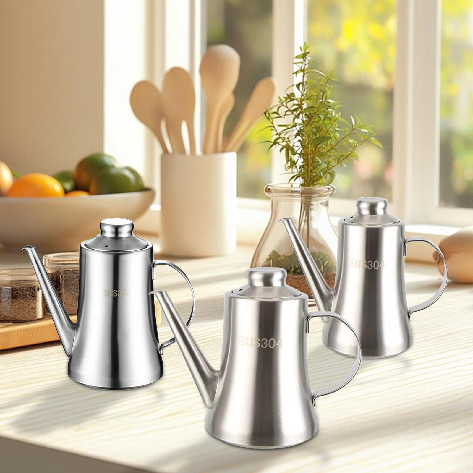 Stainless Steel Oil Pot with F - Camping Cooking Oil Container avis et prix