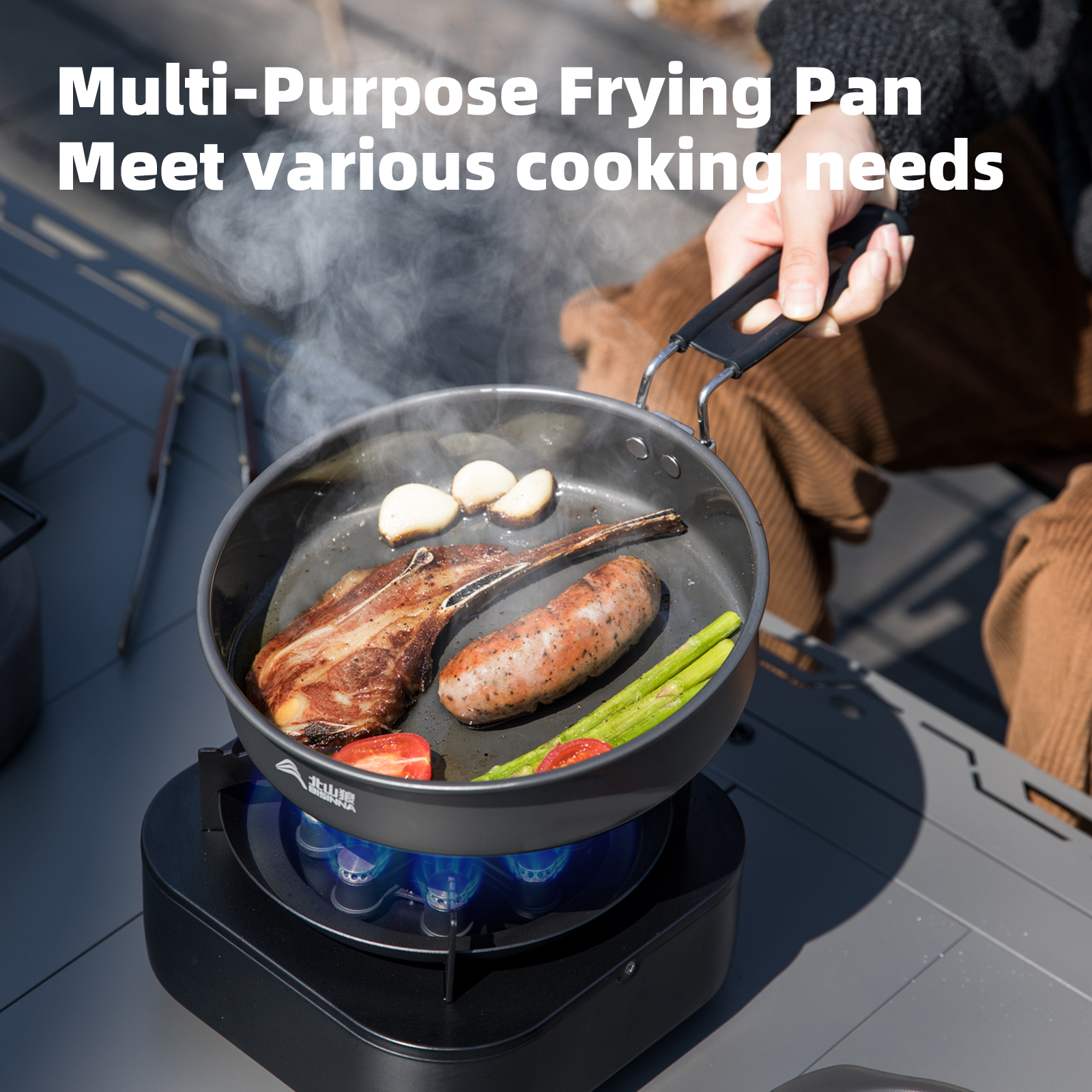 BISINNA Micro Pressure Camping - Quechua Camping Cooking Set avis et prix