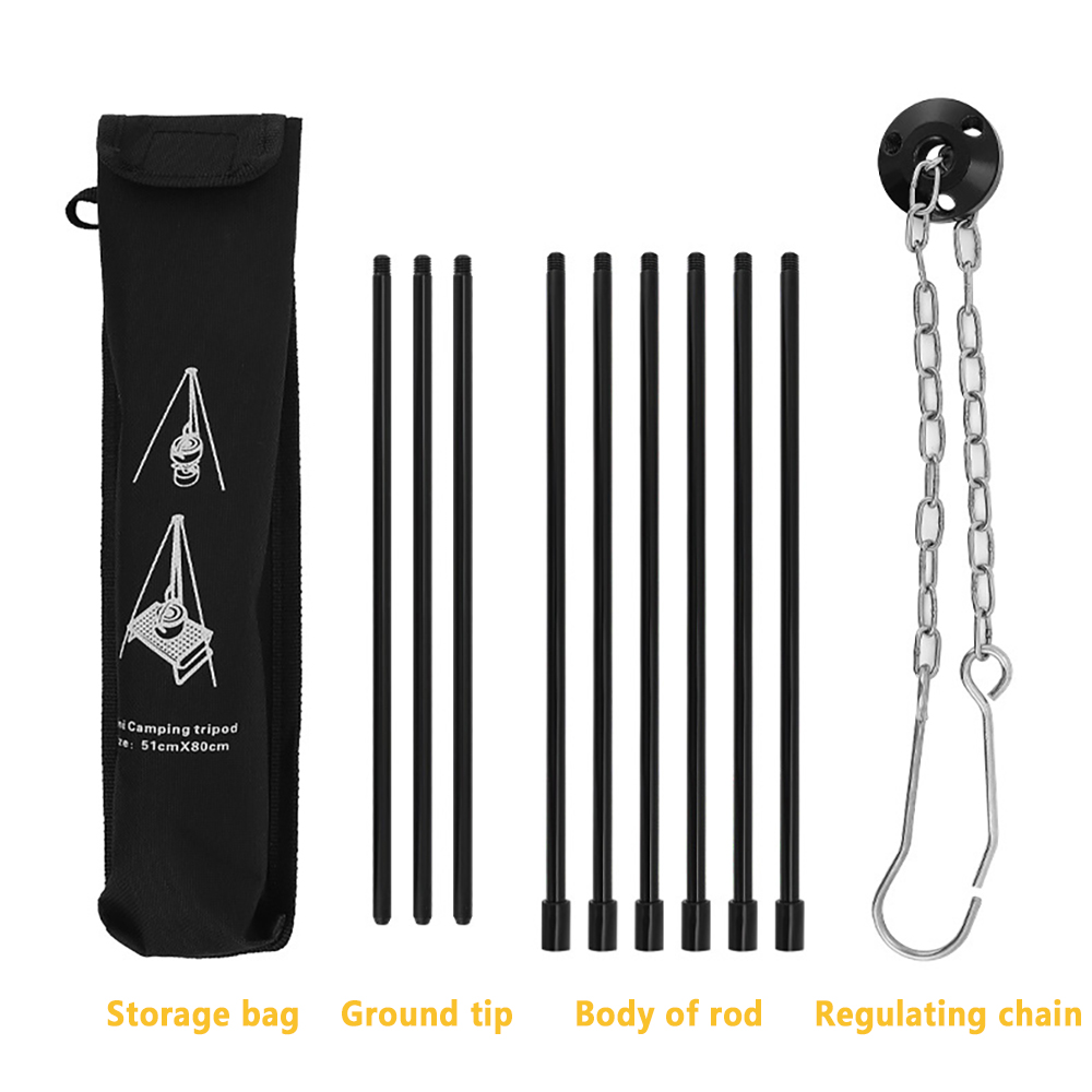 Camping Campfire Tripod for Ha - Camping Cooking Pot Tripod avis et prix