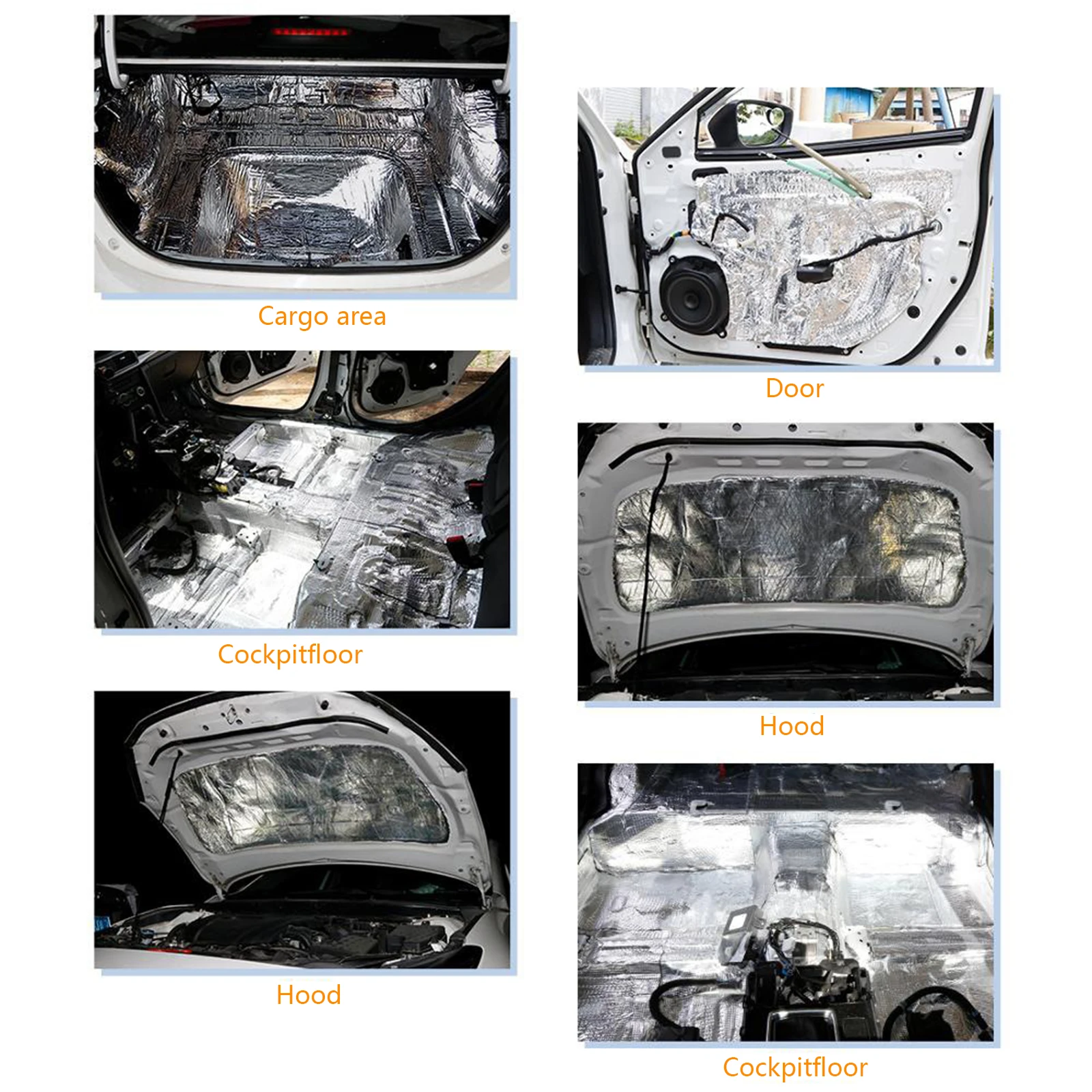 2000*500mm 5/10mm Car Sound Ma - Aluminum Foil Heavy Duty avis et prix