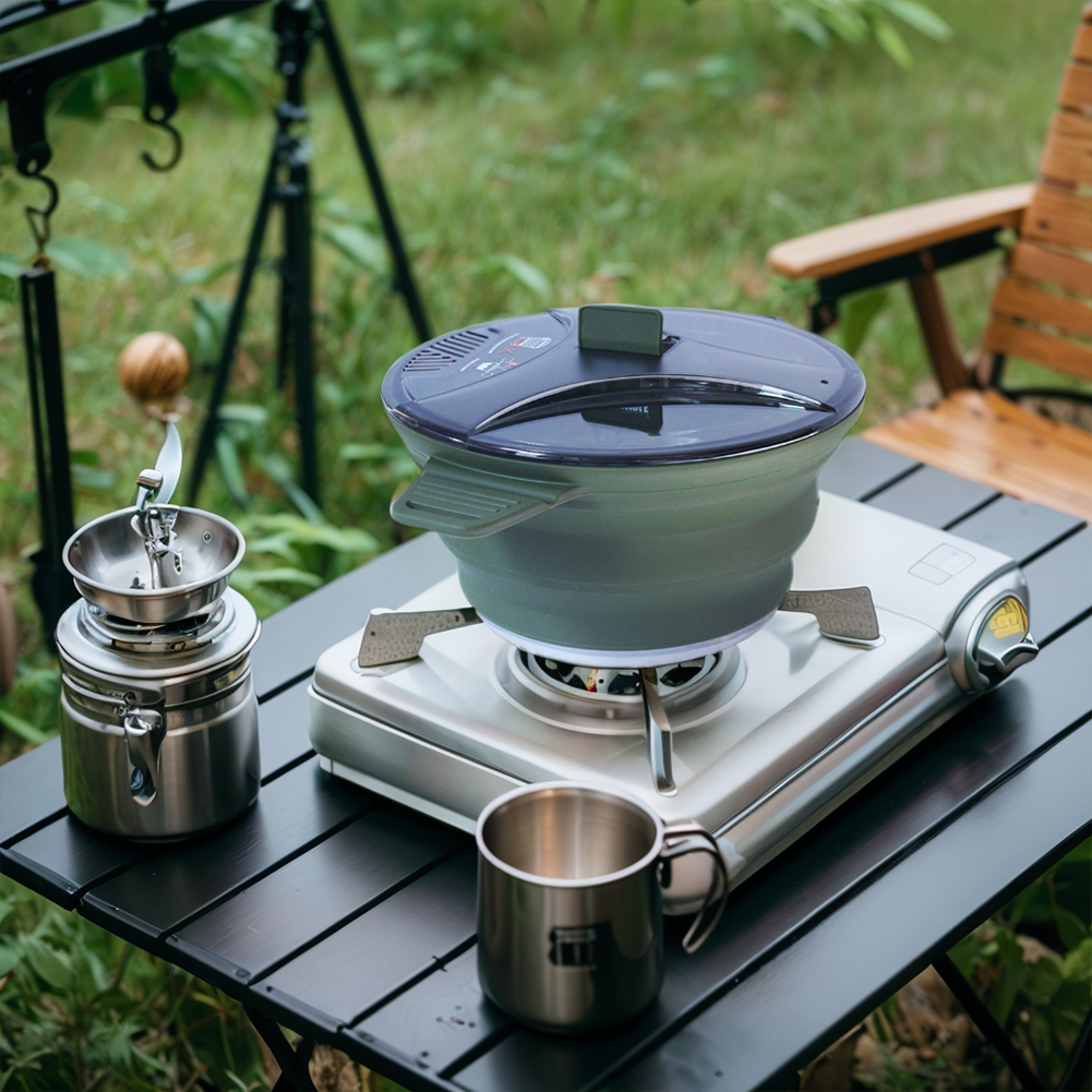 Outdoor Camping Folding Pot, S - Camping Outdoor Cooking Set avis et prix