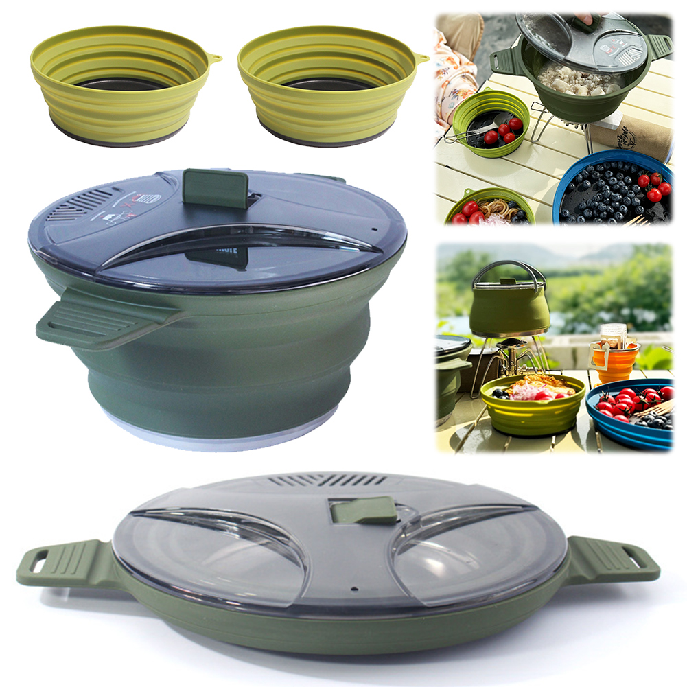 Outdoor Camping Folding Pot, S - Camping Outdoor Cooking Set avis et prix