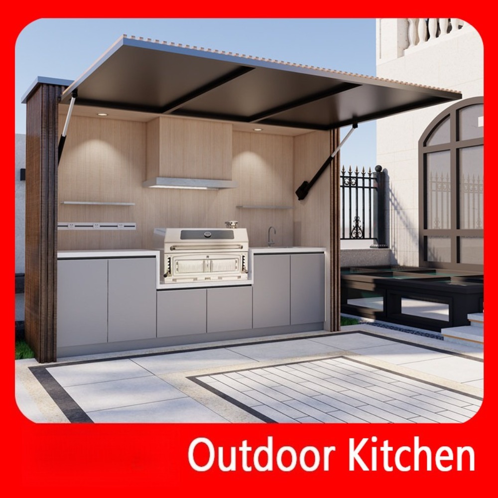 Mobile Outdoor Kitchen Island  - Camping Cooking Dining Set avis et prix