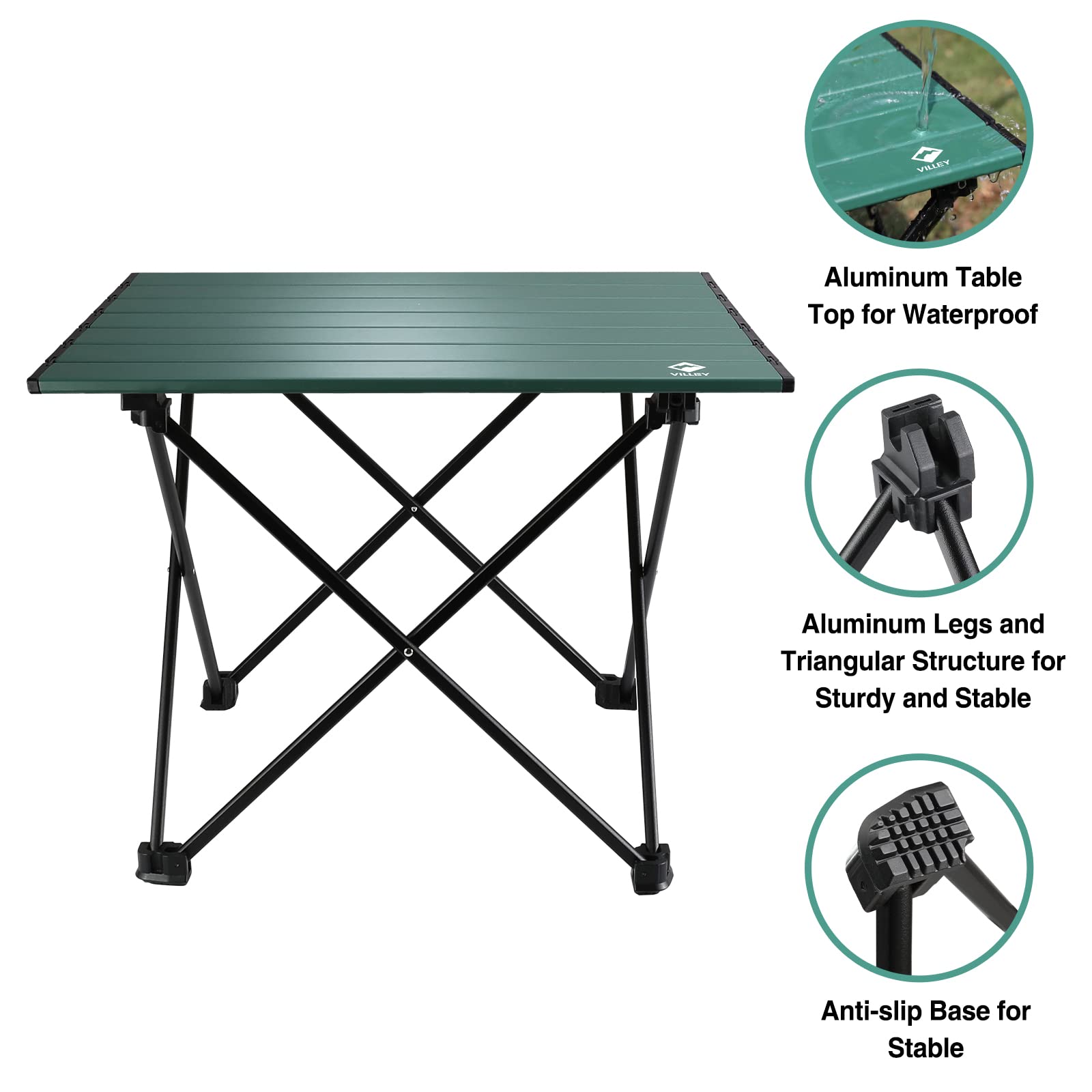 Portable Camping Side Table, U - Camping Cooking Table avis et prix