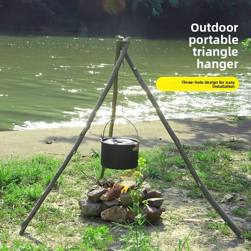 Outdoor BBQ Tripod Portable De - Camping Cooking Pot Tripod avis et prix