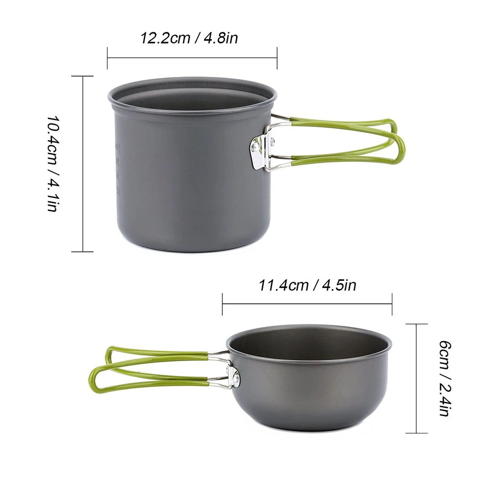 Camping Cookware Mess Kit Ultr - Camping Outdoor Cooking Set avis et prix