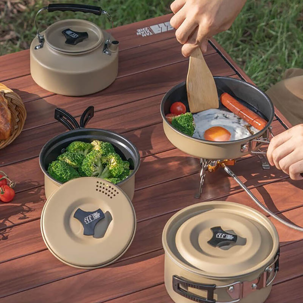 Outdoor Camping Cooker Set Out - Camping Cooking Set 2 Person avis et prix