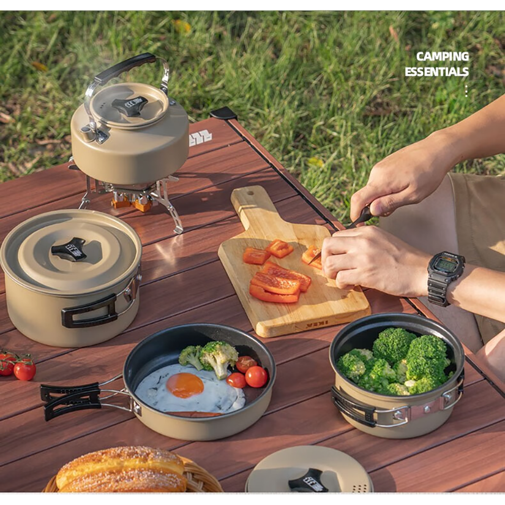 Outdoor Camping Cooker Set Out - Camping Cooking Set 2 Person avis et prix