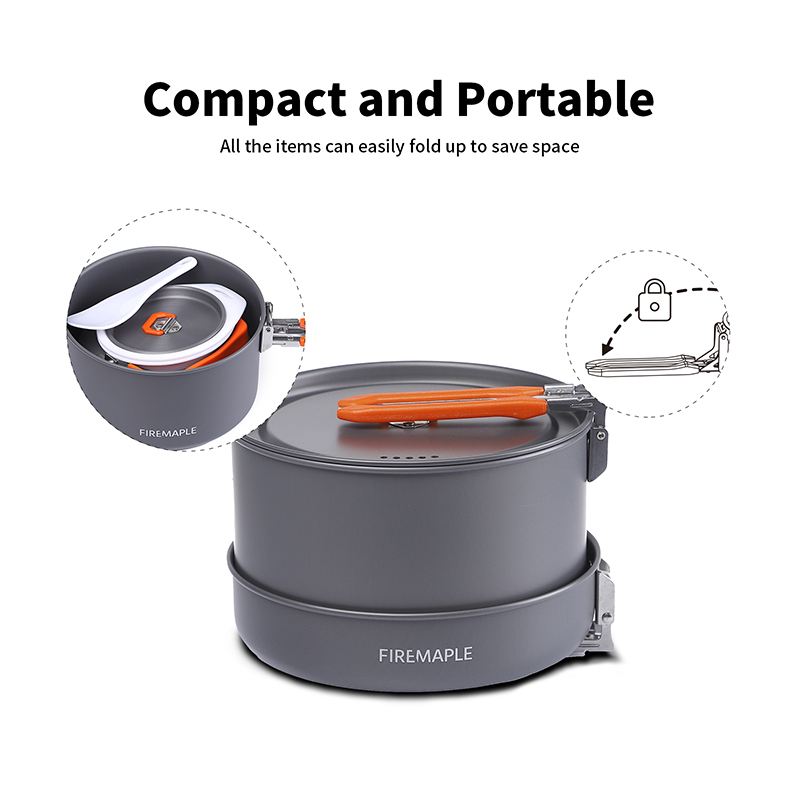 Fire Maple 4-5 Person Cookware - Camping Cooking Set 2 Person avis et prix