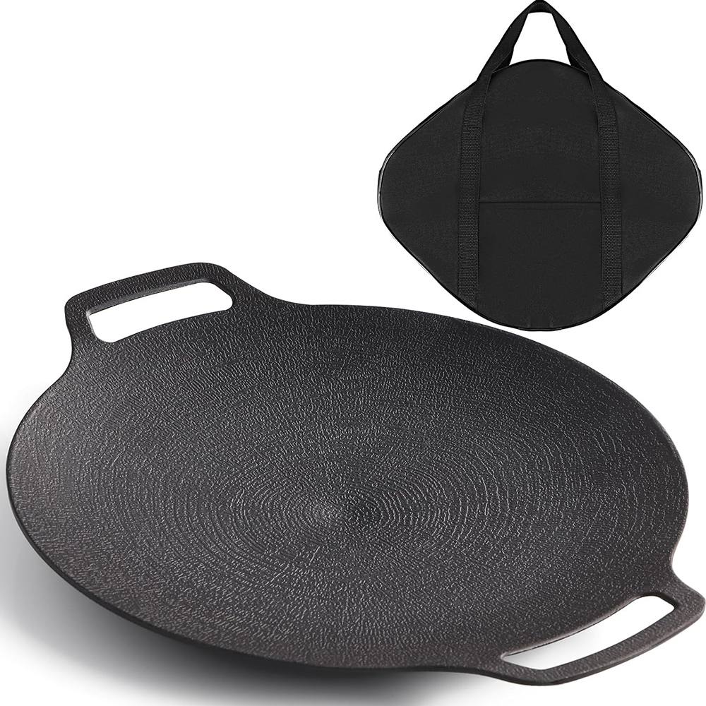 Korean BBQ Grill Pan Non-stick - Camping Cooking Top avis et prix