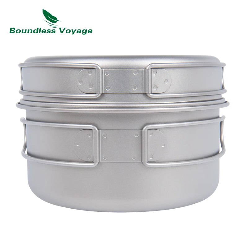 Boundless Voyage Titanium Pot  - Camping Cooking Set 2 Person avis et prix