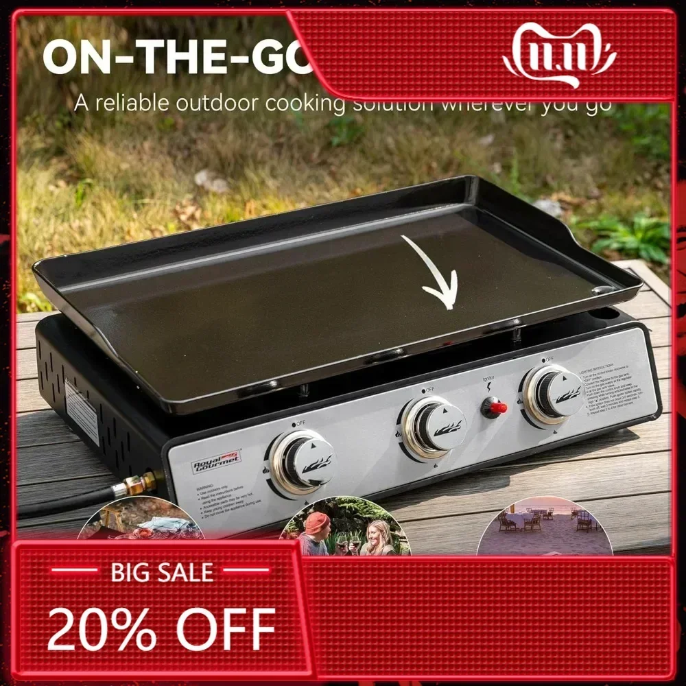 PD1301S Portable 24-Inch 3-Bur - Camping Cooking Top avis et prix