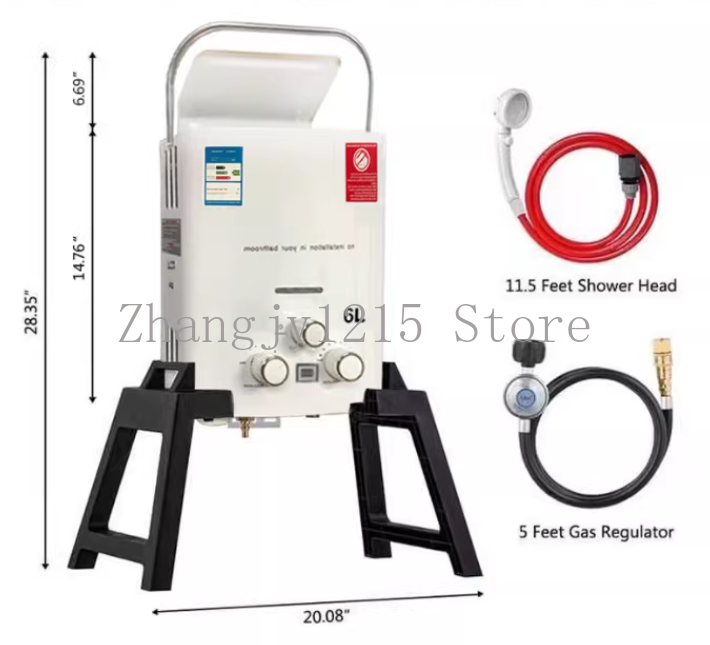 Propane LPG  Gas Tankless Wate - Camping Cooking Tent avis et prix