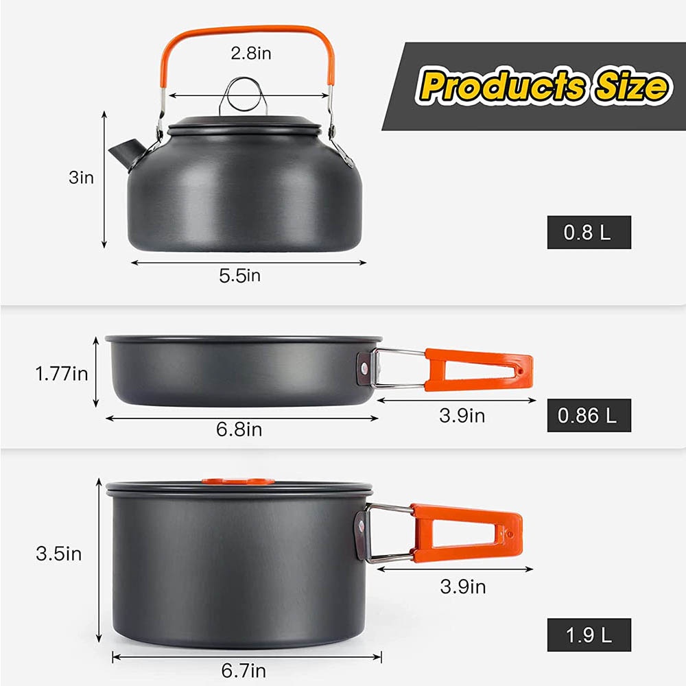 Outdoor camping cooking set, n - Quechua Camping Cooking Set avis et prix
