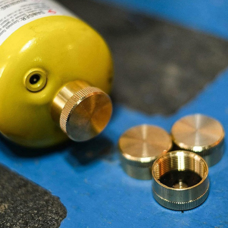 New！Brass Refill Cap 1 LB Prop - Camping Cooking Propane avis et prix