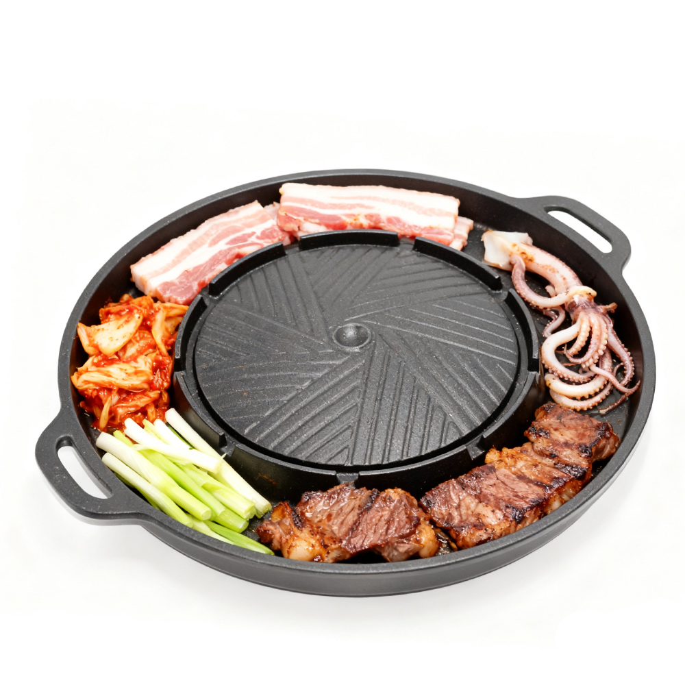 KOSUN Korean BBQ Grill Pan 2 i - Camping Cooking Equipment avis et prix