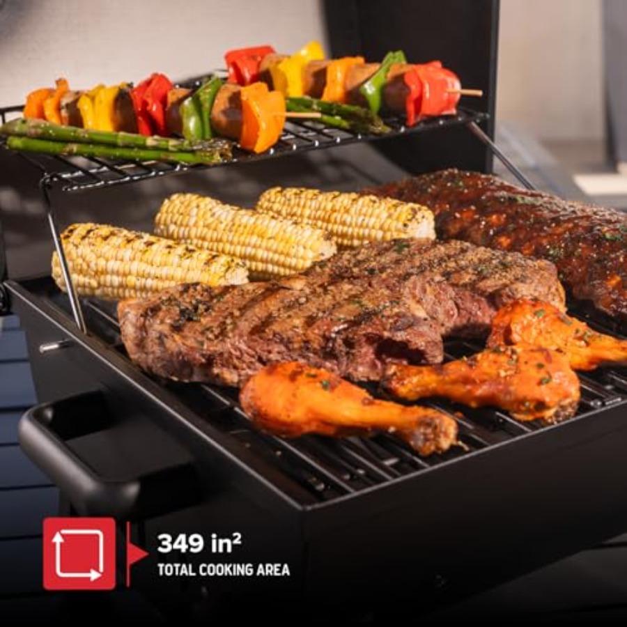 17.5 Portable Charcoal Grill w - Camping Cooking Top avis et prix