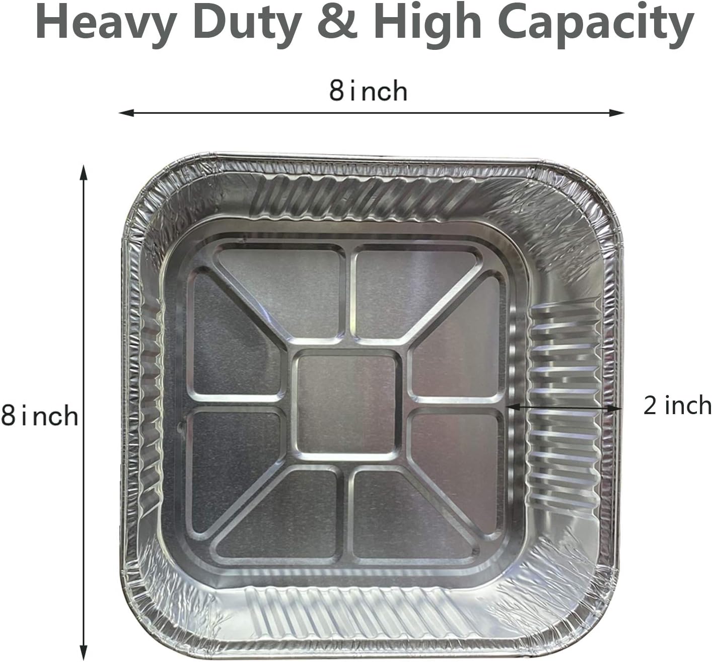 25 Pack 8x8 Aluminum Foil Pans - Aluminum Foil Heavy Duty avis et prix