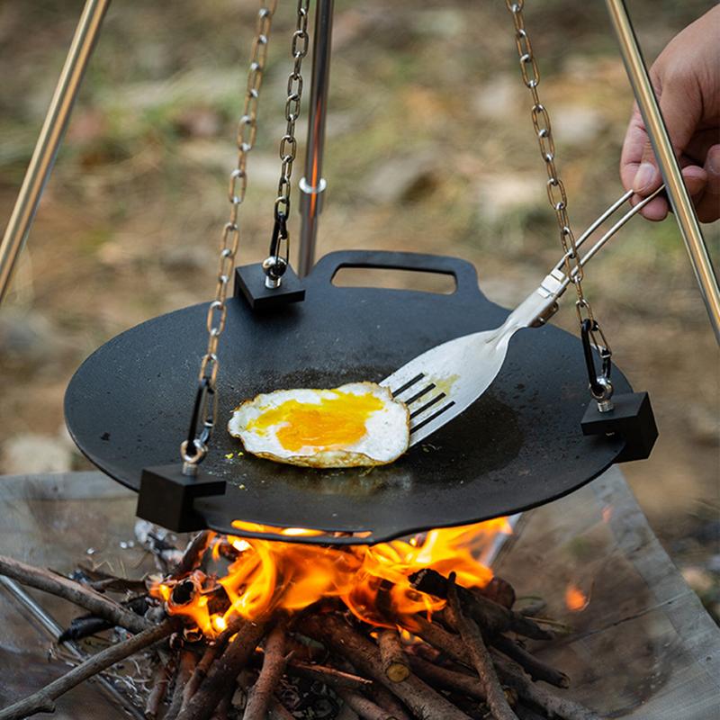 Aluminum Camping Bonfire Tripo - Camping Cooking Pot Tripod avis et prix