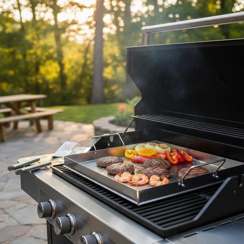 Universal Flat Top Griddle 18x - Camping Cooking With Gas avis et prix