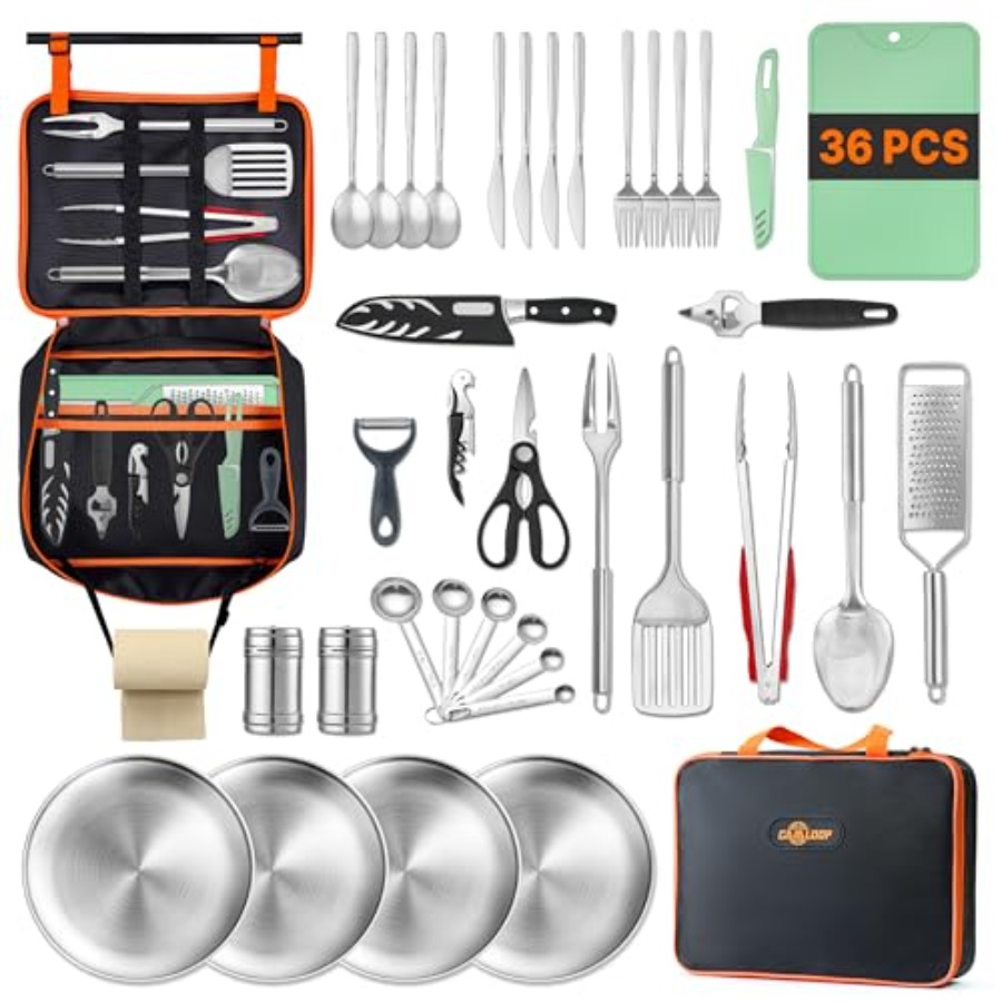 Portable Camping Cooking Utens - Camping Cooking Essentials Kit avis et prix