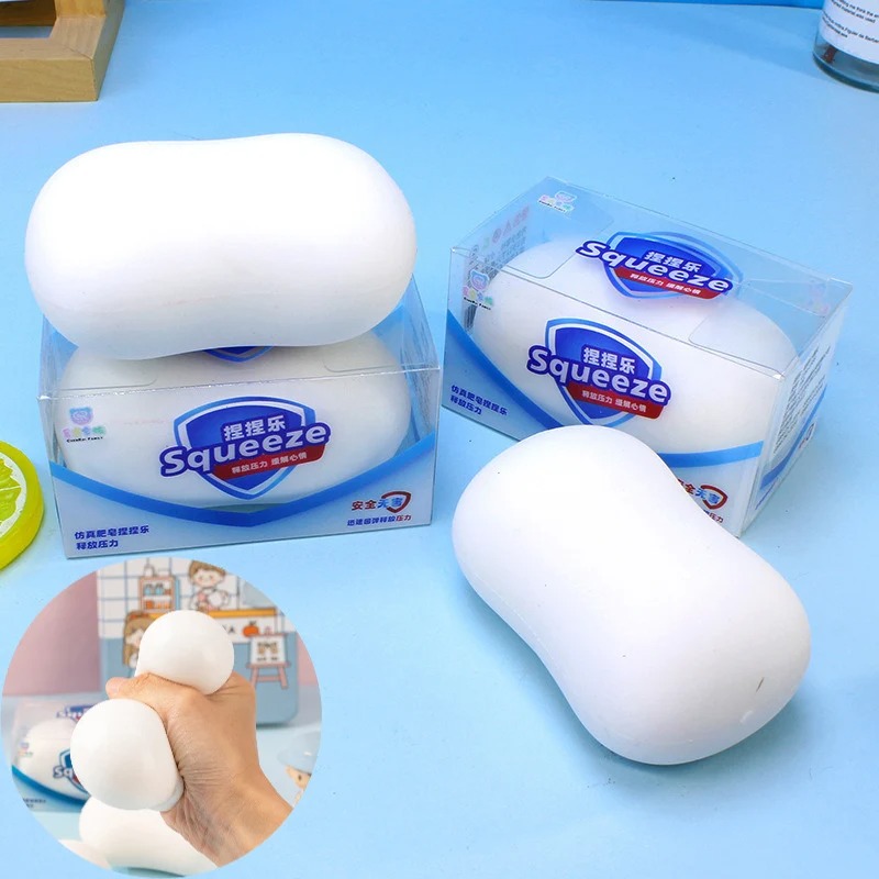 Soft Fake White Soap Squishy S - Fire Starter Cube avis et prix