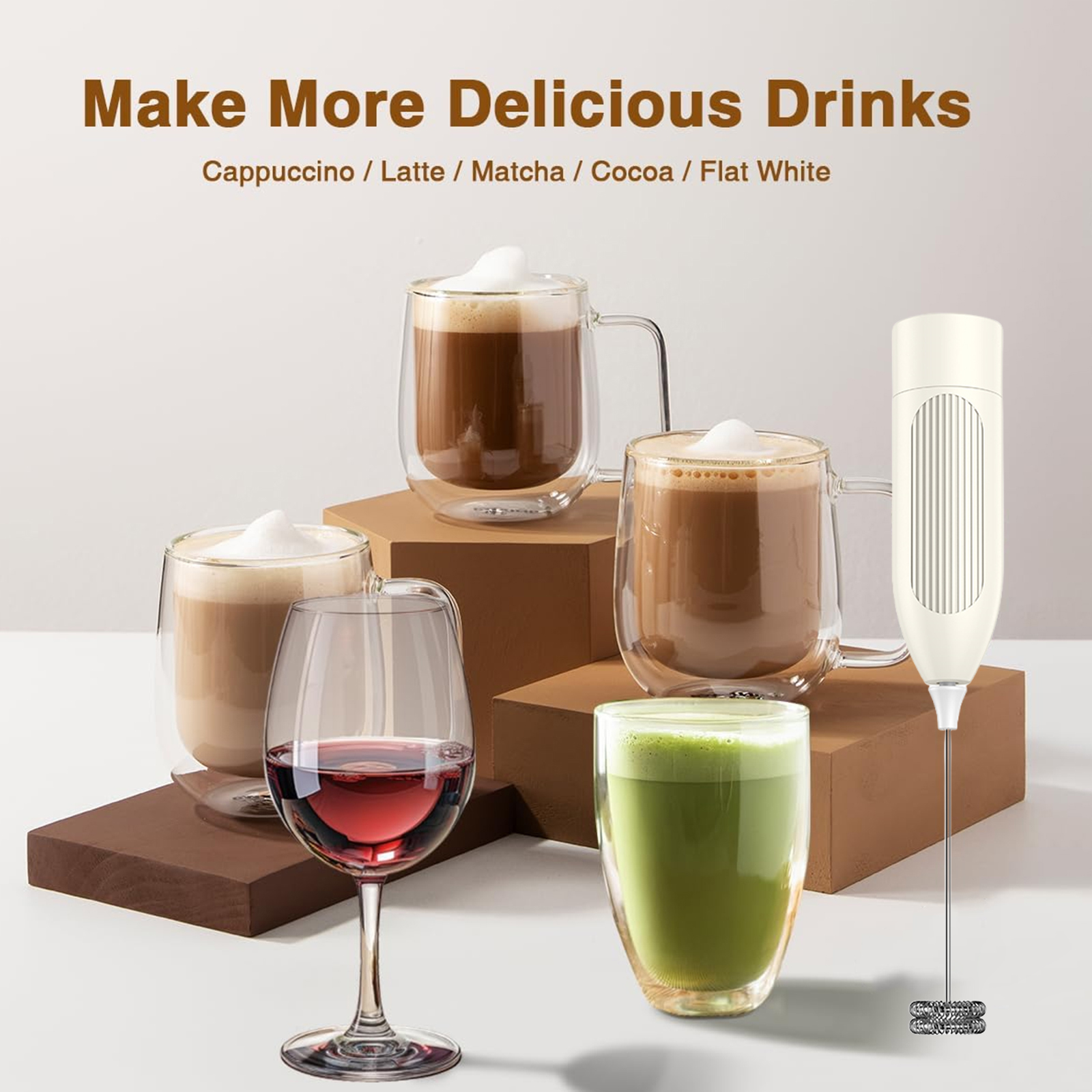 Milk Frother Handheld Electric - Pocket Coffee Maker avis et prix