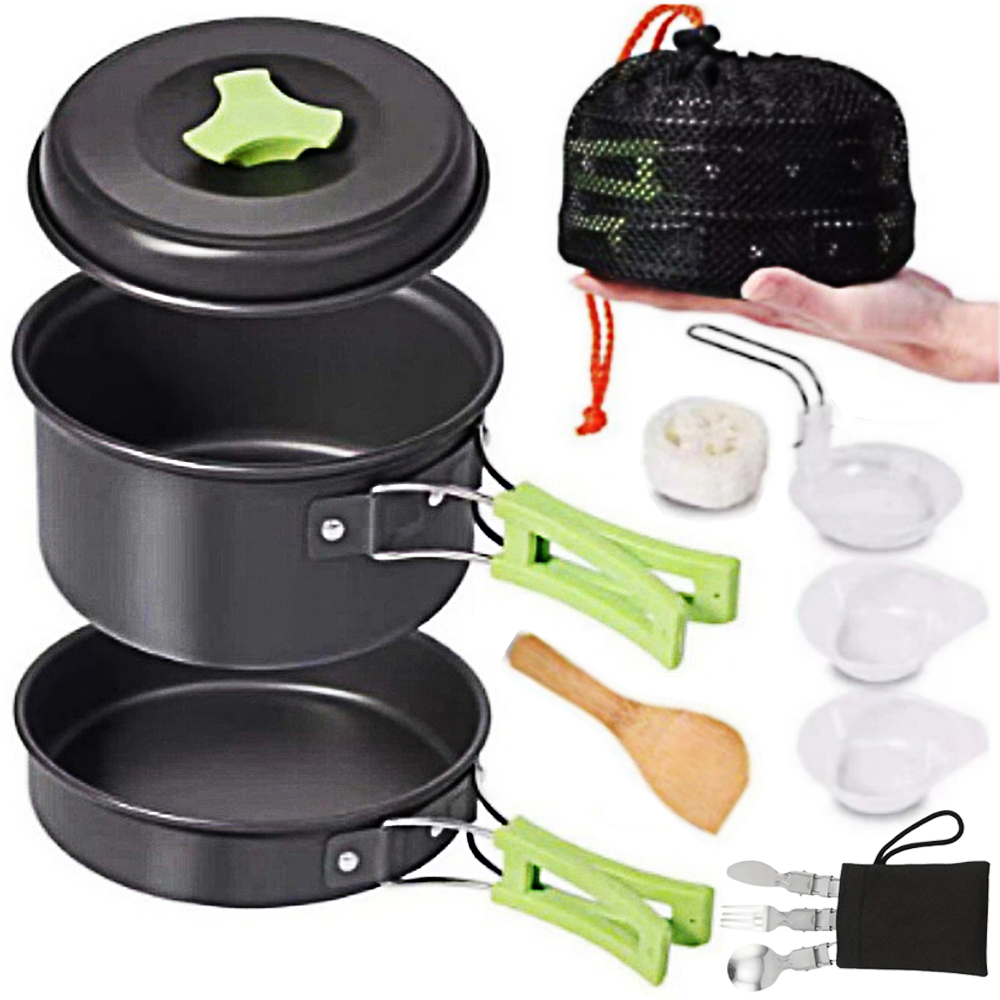 1.8L outdoor lightweight alumi - Camping Cooking Set 2 Person avis et prix