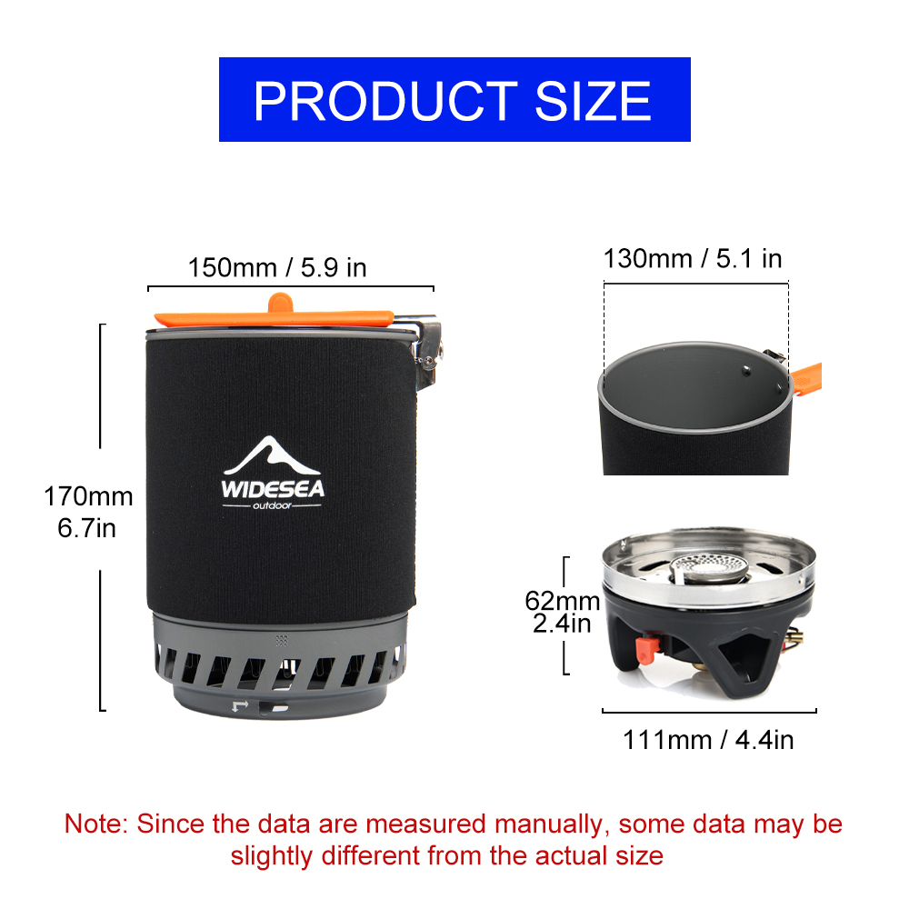 Widesea Camping Cooking System - Camping Cooking With Gas avis et prix